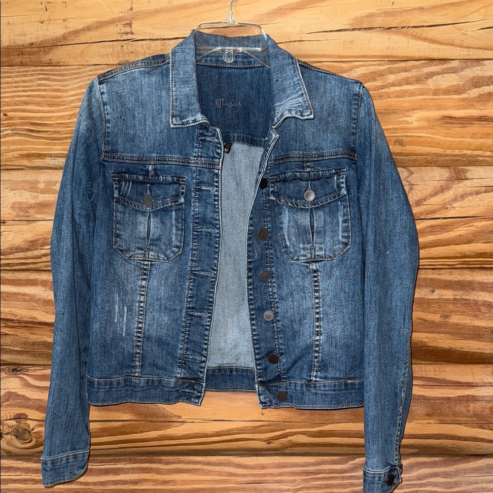 Kut from the Kloth Dark Blue Denim Jacket